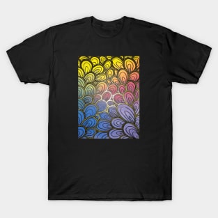 Graphic Rainbow Pattern T-Shirt